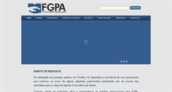 Desktop Screenshot of fgpa.org.br